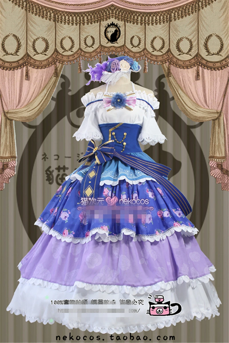LoveLive! Вечерние платья для сцены с изображением минами Котори Нодзоми тодзё, костюм для косплея, костюм для Хэллоуина, полный комплект