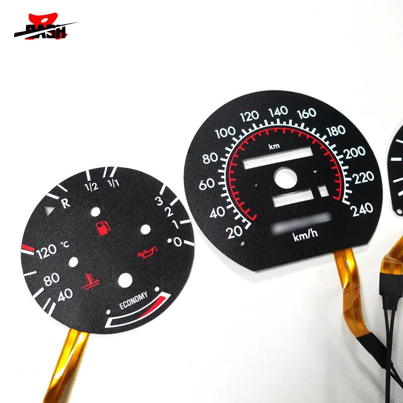 DASH 240 км с экономичным расходом топлива для Mercedes W124 W126 W201 190E EL светящийся датчик