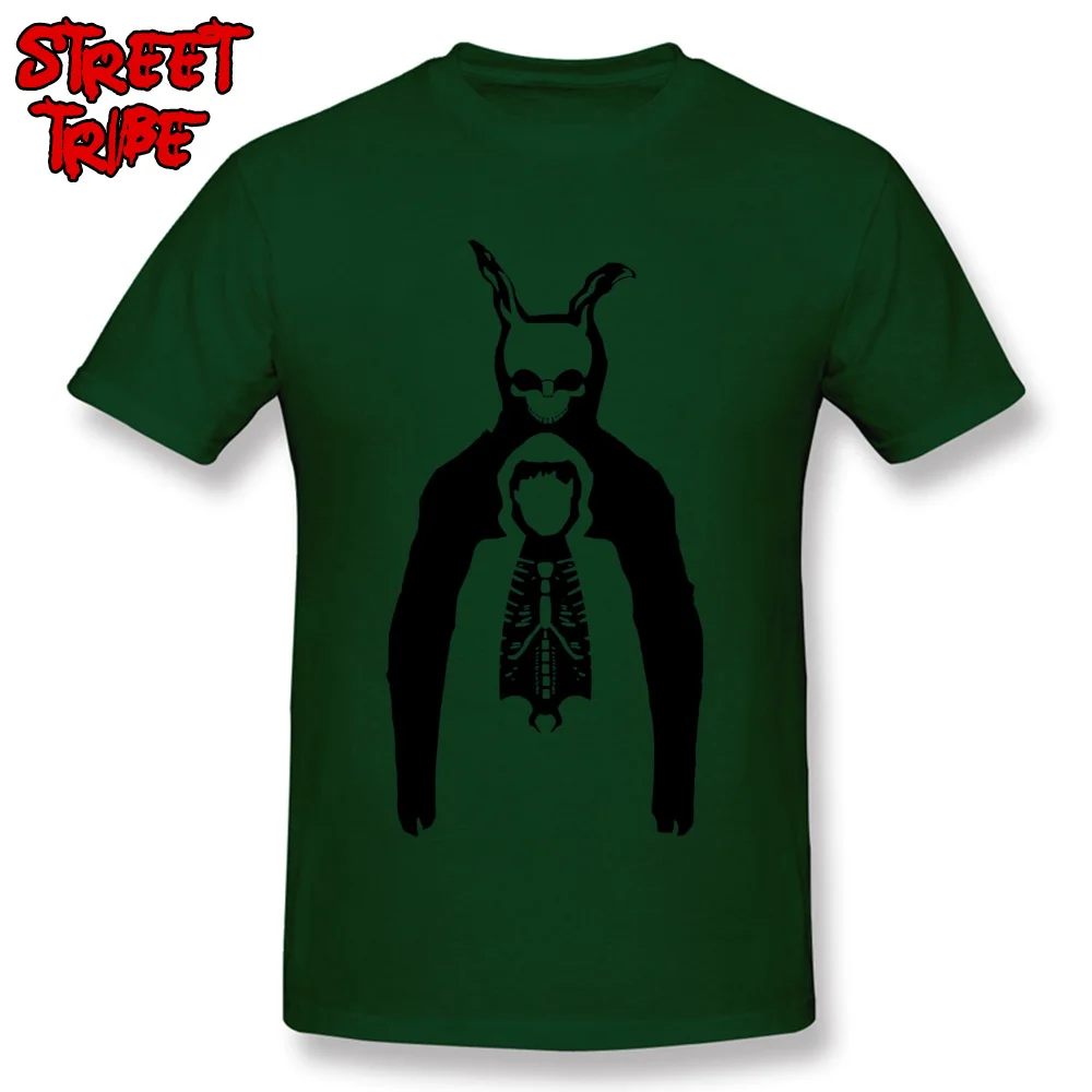 Donnie Darko and Frank черная футболка для мужчин Приталенная из 100% хлопка С Днем Рождения