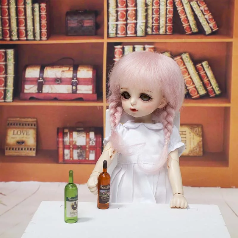 Мохеровый парик для шарнирной куклы 5 цветов милый BJD 1/8 | Игрушки и хобби