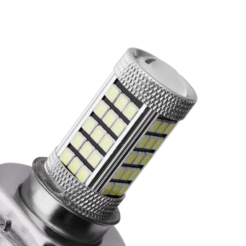 DC 12V H4 2835 63 светодиодный 6000K автомобильный проектор противотуманный светильник