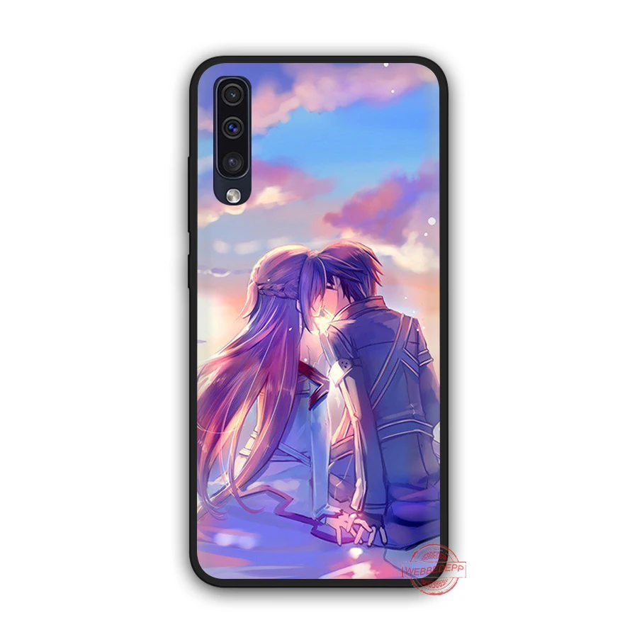 WEBBEDEPP анимэ Sword Art Online(SAO), мягкий чехол для телефона для samsung A50s A40s A30s A20s A10s A60 A70 M10 M20 M30 M40 чехол s - Цвет: 10