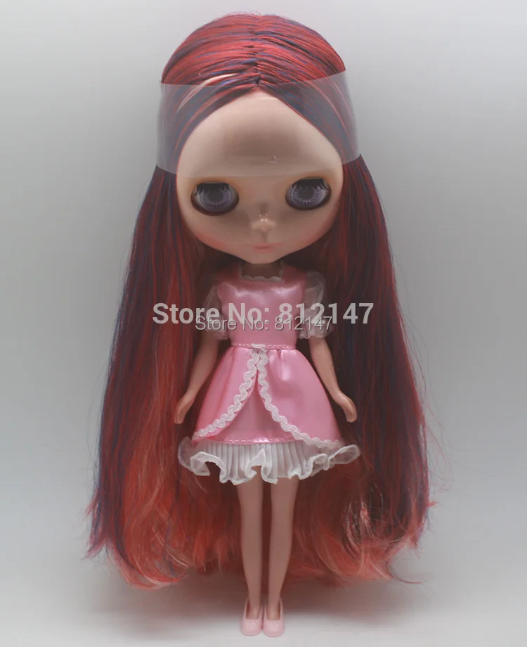 225 Обнаженная фигурка куклы blyth (разноцветные длинные вьющиеся волосы загара