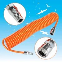 6m 19 7ft 8mm x 5mm flexible pu recoil hose spring tube for compressor air tool pneumatic parts