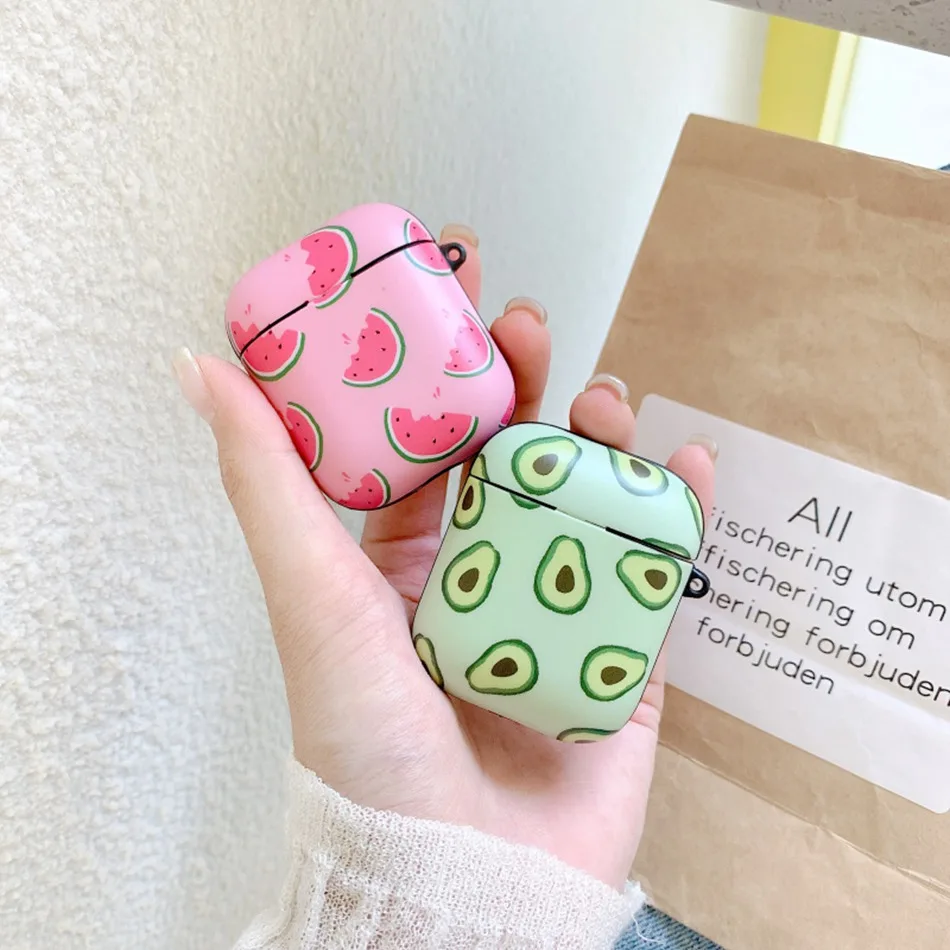 Чехол для наушников Airpods 2 чехол Роскошный авокадо мраморный чехол для наушников Защитный чехол для Apple Air Pods чехол аксессуары коробка