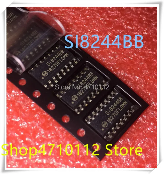 Новинка, 5 шт./лот SI8244BB-D-IS1R SI8244BB SI8244 лапками углублением SOP-16 IC