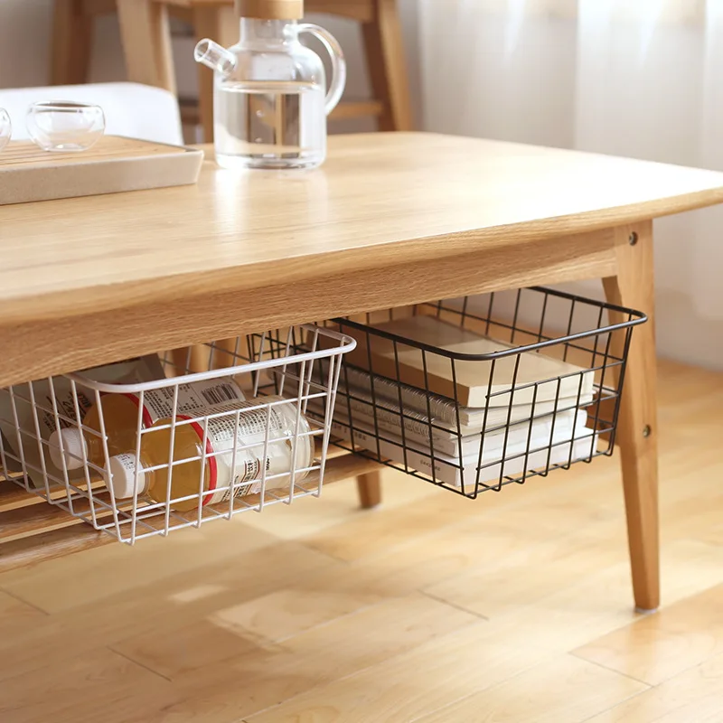 

Iron Multi-functional Storage Baskets Belly Container Makeup Sundries Tools Home Kitchen Bathroom Clothes Case Organization Item