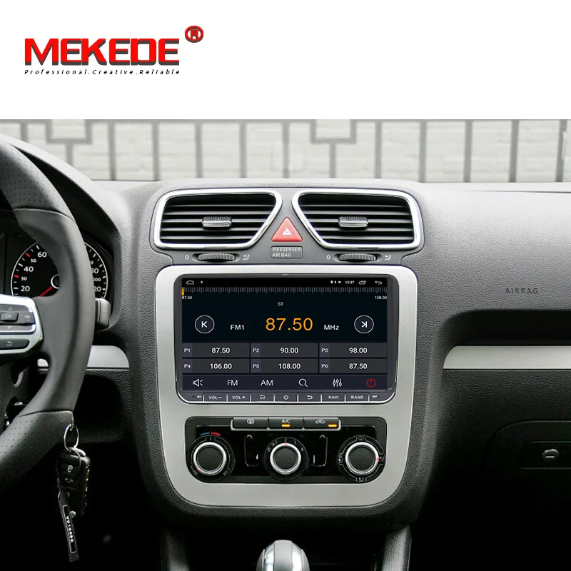 1024x600 " Android 9,1 2+ 32G Автомобильный мультимедийный плеер для VW SKODA Octavia SEAT GOLF 5 Golf 6 POLO PASSAT B5 B6 JETTA TIGUAN DVD