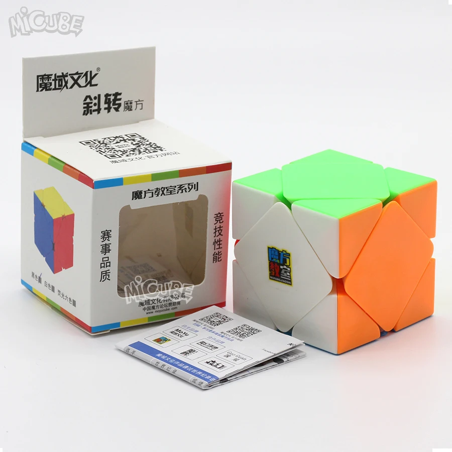 Micube Moyuskewb MF Skew Cube Черный волшебный скоростной куб головоломка для начинающих
