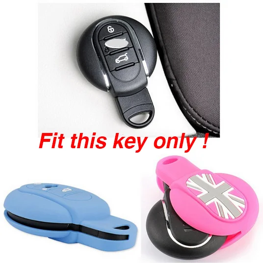 Набор силиконовых чехлов для ключей наклейки BMW mini cooper poadster купе countryman paceman R55 R56 R57