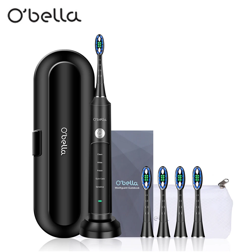Ультразвуковая электрическая зубная щетка O'BELLA 071B 48000 об/мин водонепроницаемая