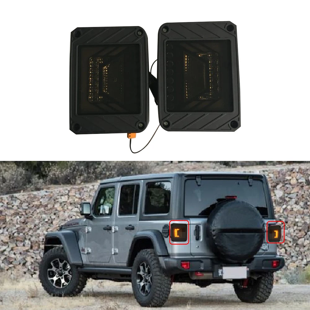 Для Jeep Wrangler JK JKU дым светодиодный фонарь светильник s G10 серии для джип Задний