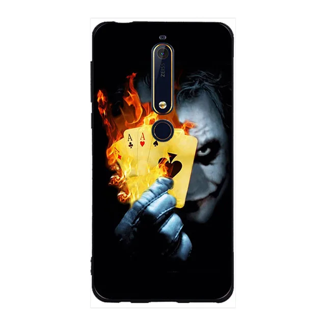 Чехол для Nokia 6 1 мягкий силиконовый чехол 2018 TA 1068 1050 1043 1045 защитный телефона