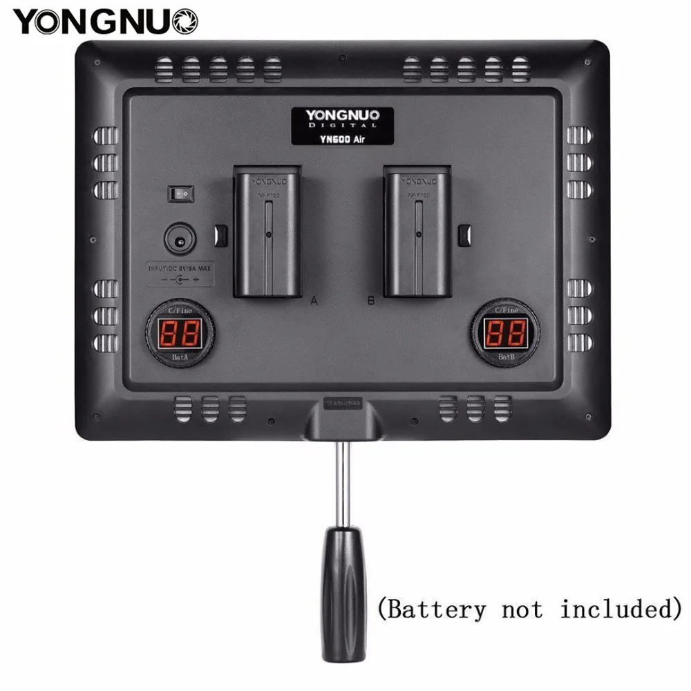 Светодиодный светильник для видеокамеры YONGNUO YN600 с адаптером питания