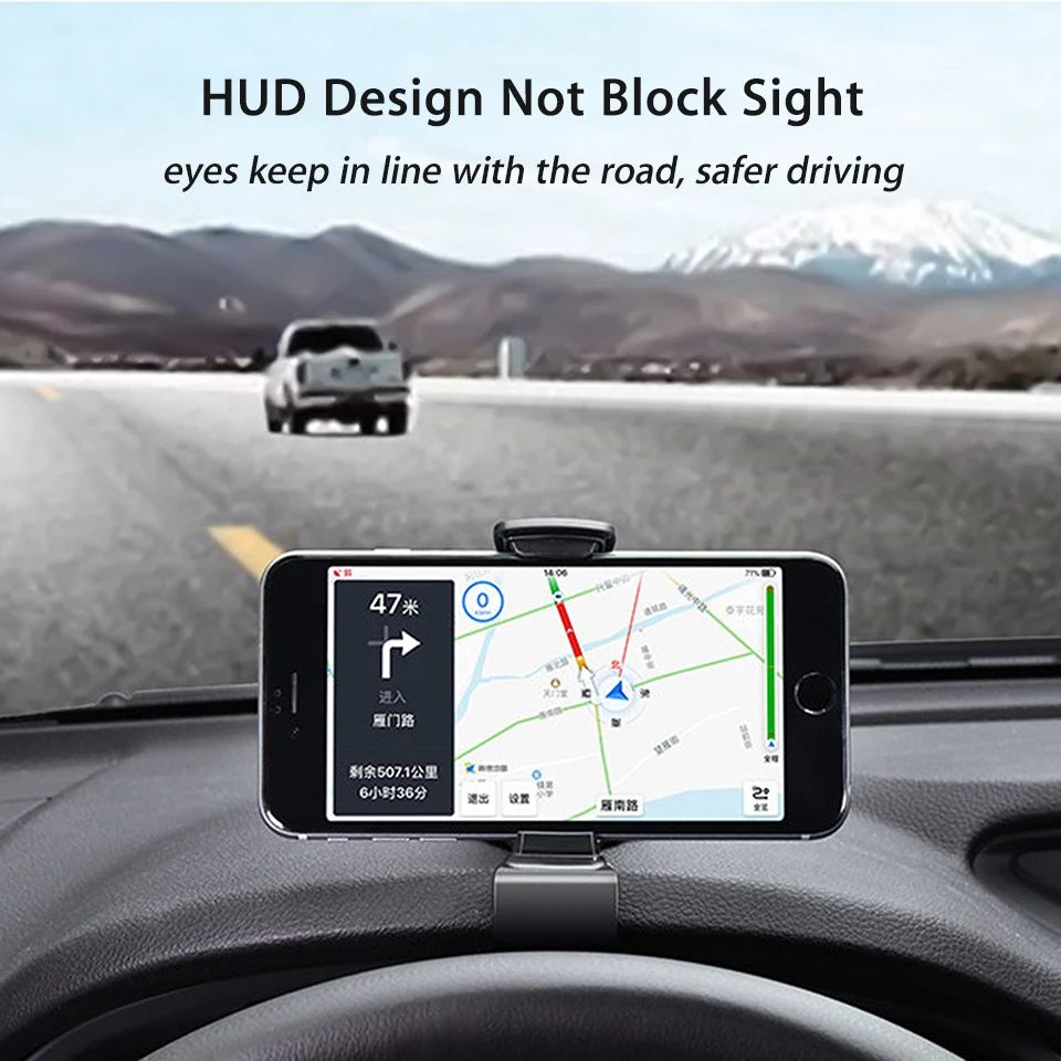 Автомобильный держатель для телефона с GPS навигационной приборной панелью iPhone 7