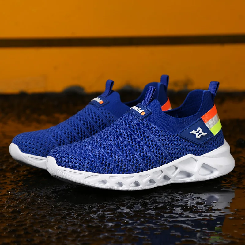 Новые летние детские модные кроссовки для мальчиков и девочек дышащая