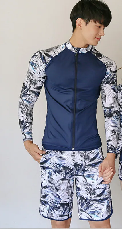 men Rhyme Lady Rashguard пара для мужчин/женщин Новое поступление серфинга костюмы длинный рукав рашгарды для влюбленных пляжный купальный костюм - Цвет: men
