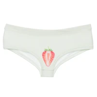 deanfire strawberry green funny print hot panties kawaii lovely underwear push up briefs sexy lingerie thong