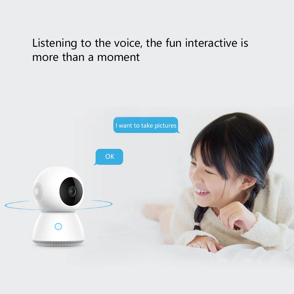 2018 Xiaomi Mijia Xiaobai Smart камера Enhanced Edition AI управление 1080 P веб ip 360 градусов ночное