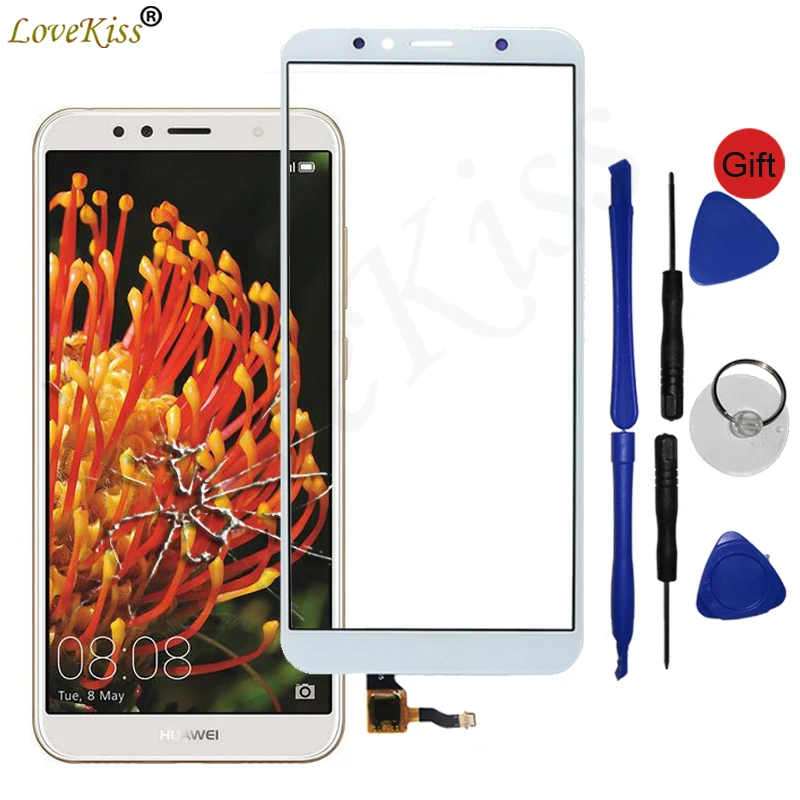 Передняя панель Y6 2018 для Huawei Prime сенсорное стекло с дигитайзером и ЖК дисплеем на