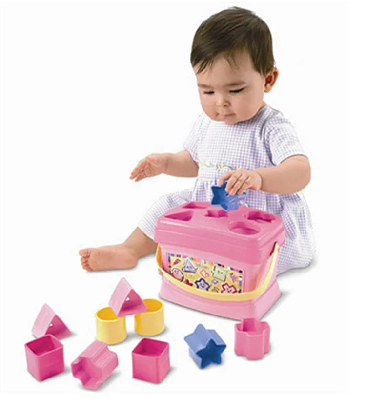 Детские пластиковые Обучающие геометрические развивающие игрушки Красочные