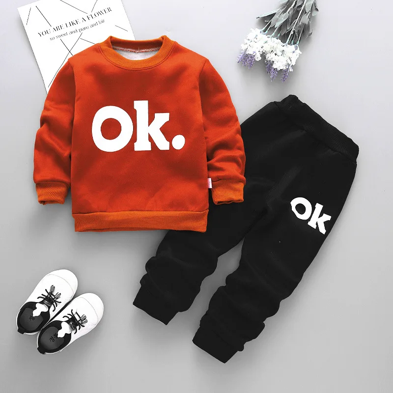 BibiCola baby boys clothing sets spring autumn toddler casual sweatshirt+pants 2pcs sports suits for newborn tracksuit | Детская одежда