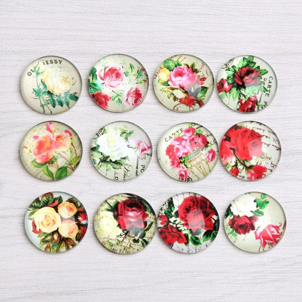 Стеклянный кабошон с плоской задней стороной 20/10/12/14/18/25 мм|jewelry findings|photo glass