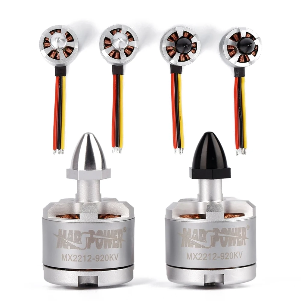 4 шт./лот MARSPOWER MX2212 920KV бесщеточный мотор 2CW 2CCW DJI Phantom 1/2 F330 F450 F550 RC мультикоптера FPV