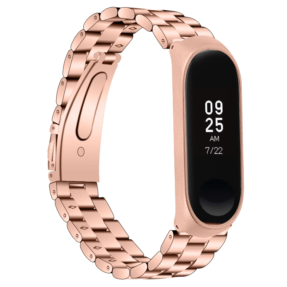 OULUCCI металлический ремешок для xiaomi band 4 браслет из нержавеющей стали mi 3 |