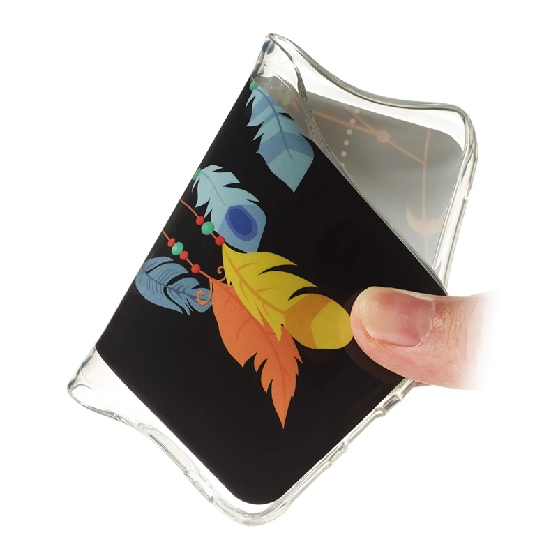 Светящийся Мягкий чехол из ТПУ для Huawei P Smart Z Y5 P20 Lite 2019 Samsung A20E A60 A80 A90 Череп