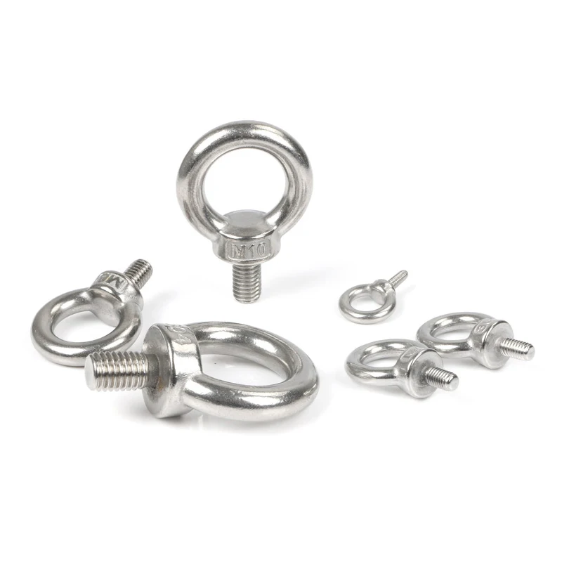 Кольцевая гайка кольцевой винт Eyebolt из нержавеющей стали M4 M5 M6 M8 M10 M12|steel nut|screw m12nut