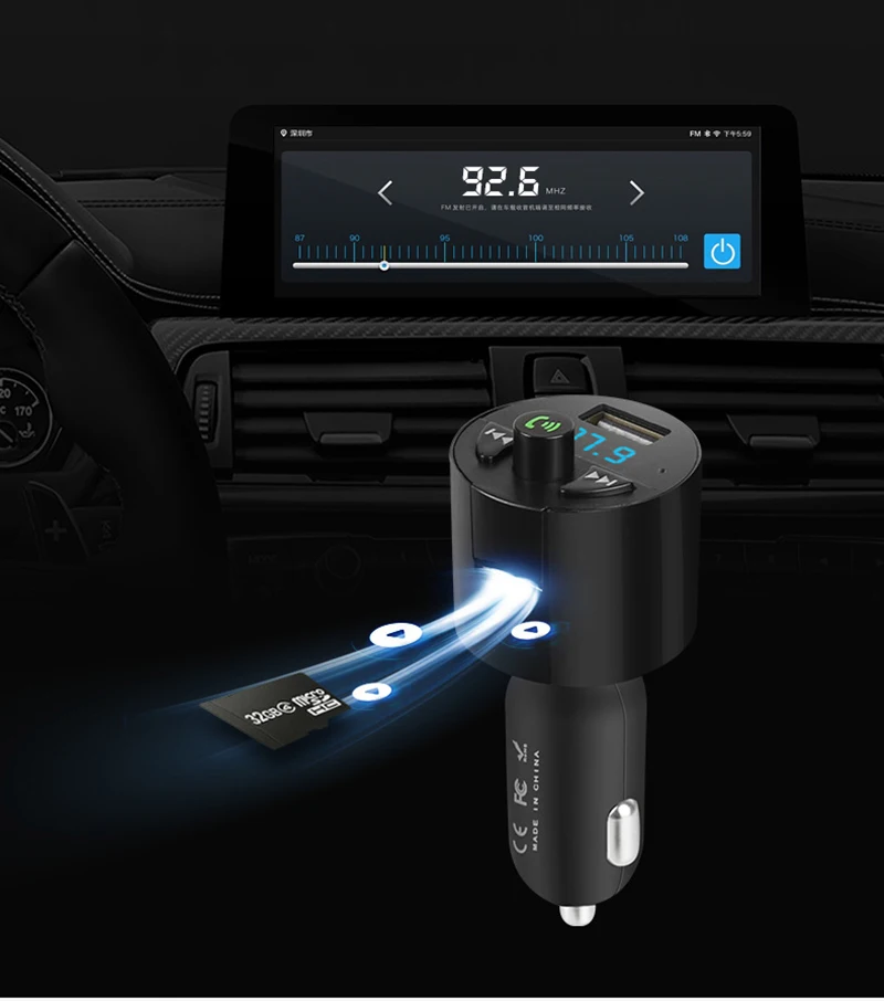 Thbelieve автомобильное зарядное устройство 5V 2 1 A Bluetooth автомобильные зарядные