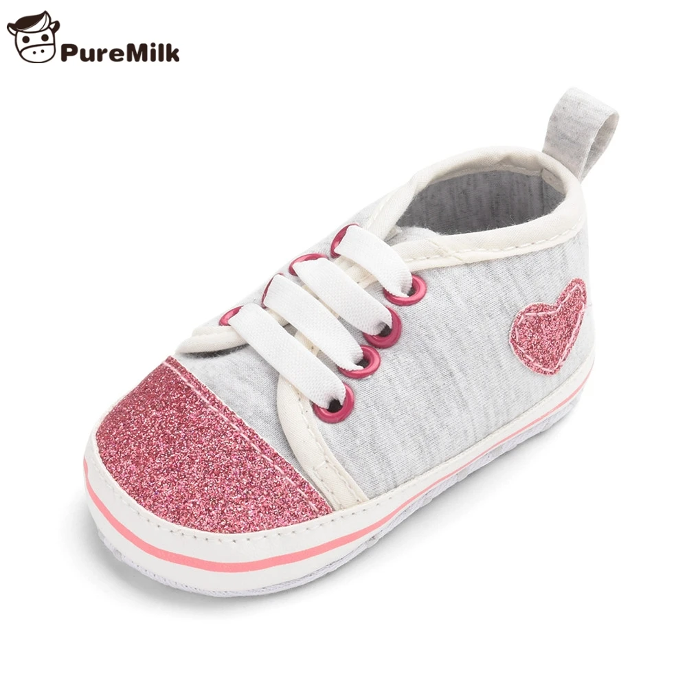 Детская обувь PureMilk модная новая для малышей детская цвет розовый белый младенцев
