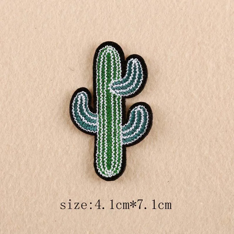 1 шт. вышитая аппликация в виде кактуса|patch badge|badges for clothingcactus patch |