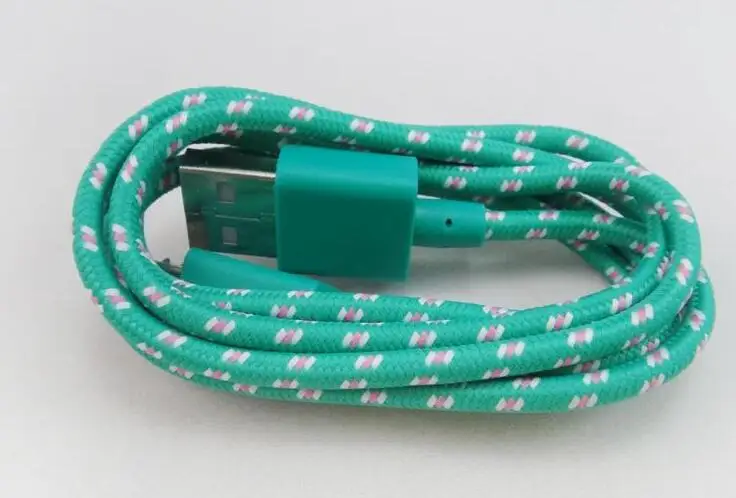 Нейлоновые плетеные шнуры хорошего качества 3 фута 6 футов 10 Micro USB волоконный