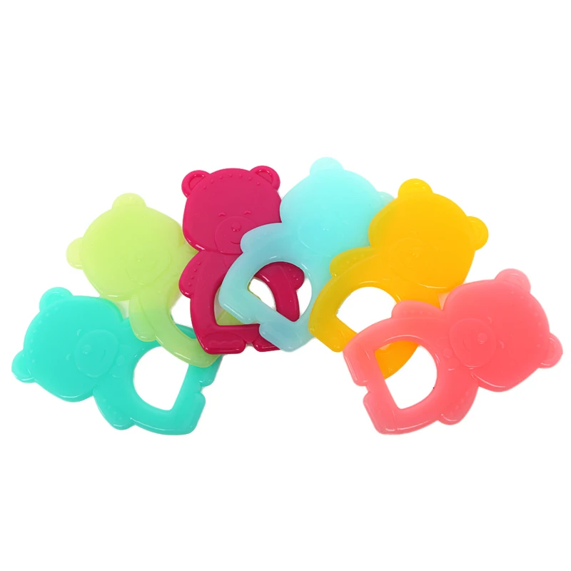 1 шт Детские Прорезыватели для зубов новорожденных Цветной Резиновые Милые Носки