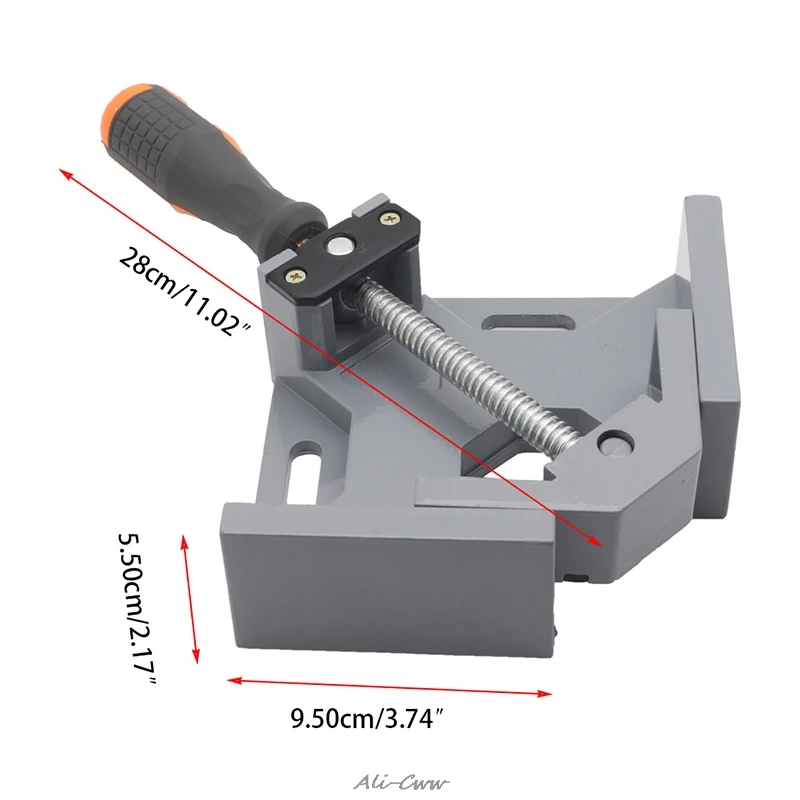 

90 dgree Right Angle Carbide Vice Clamps Woodworking Clip Photo Frame Gussets Tools