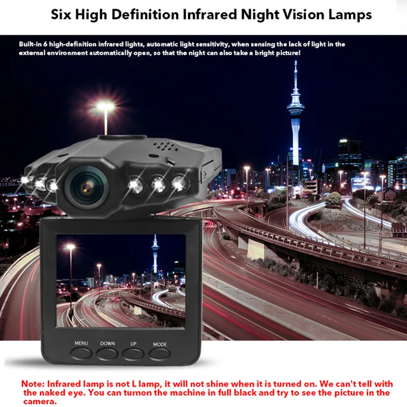 TOSPRA 2 5 дюймов Автомобильная камера Dash Cam Full HD 1080P Автомобильный рекордер приборная