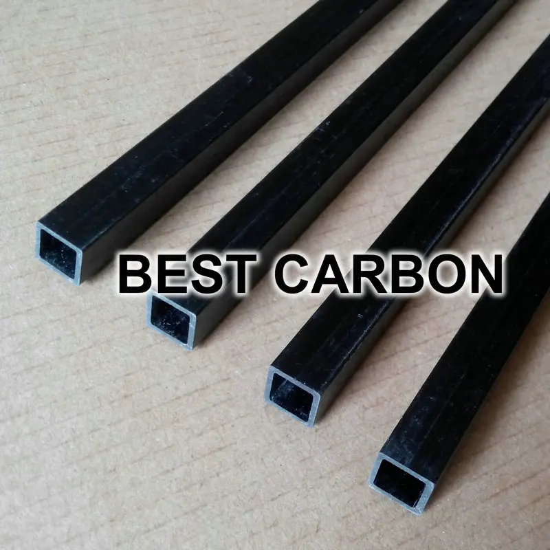 4 шт, 10 мм x 8 мм x 1000 мм, фототропическая трубка из углеродного волокна