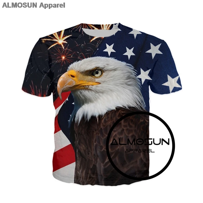 Футболка ALMOSUN с изображением фейерверка праздничная футболка 3d принтом орла