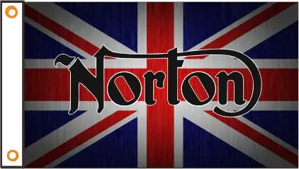 Изготовленный На Заказ Флаг мотоцикл баннер Norton Motorcycle флаг 3x5ft полиэстер 04|custom
