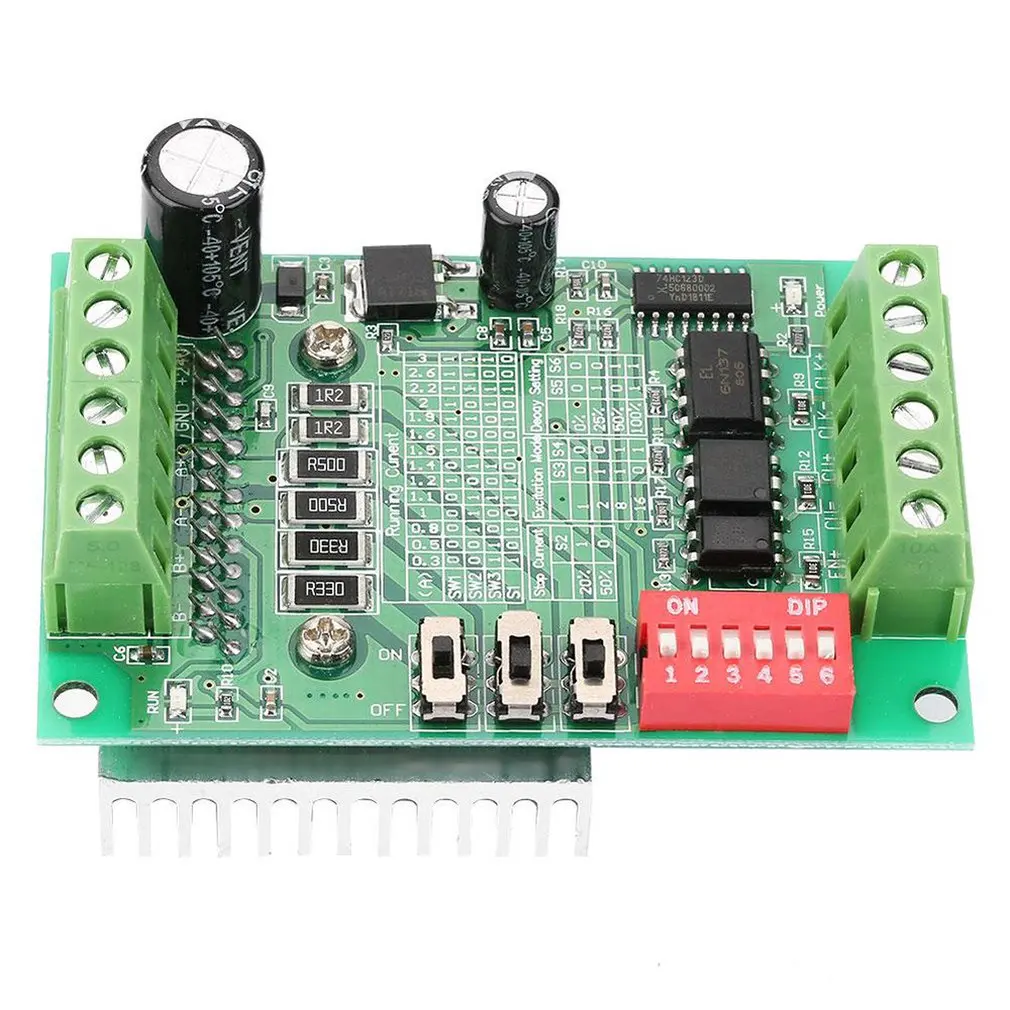 Tb6560 3A шаговый двигатель драйвер платы одноосевой контроллер 10-Скорость ток |