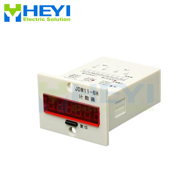 JDM11-6H 4pin 6-Digits Display Electronic Counter Hour Meter Industrial Mechanical Timer Generator | Обустройство дома