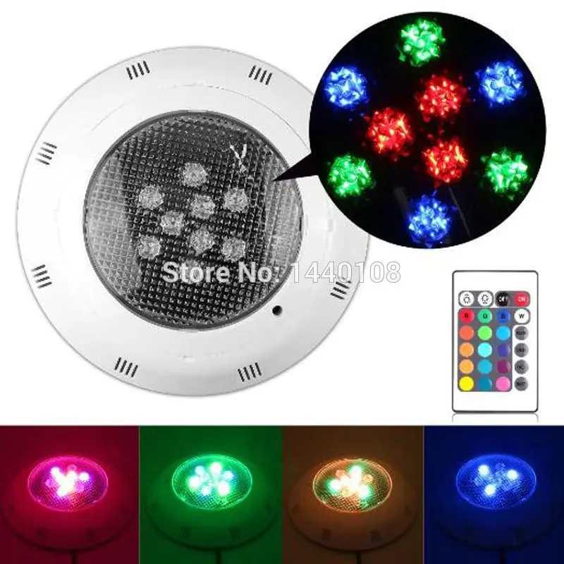5 шт./лот 15 Вт 18 свет бассейн IP68 ac12V наружного освещения RGB led подводный освещение