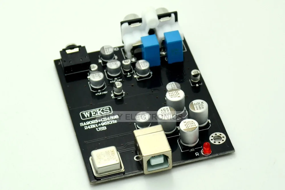 USB 2,0 SA9023+ CS4398+ OPA2132 USB декодер плата 24 бит 96 кГц