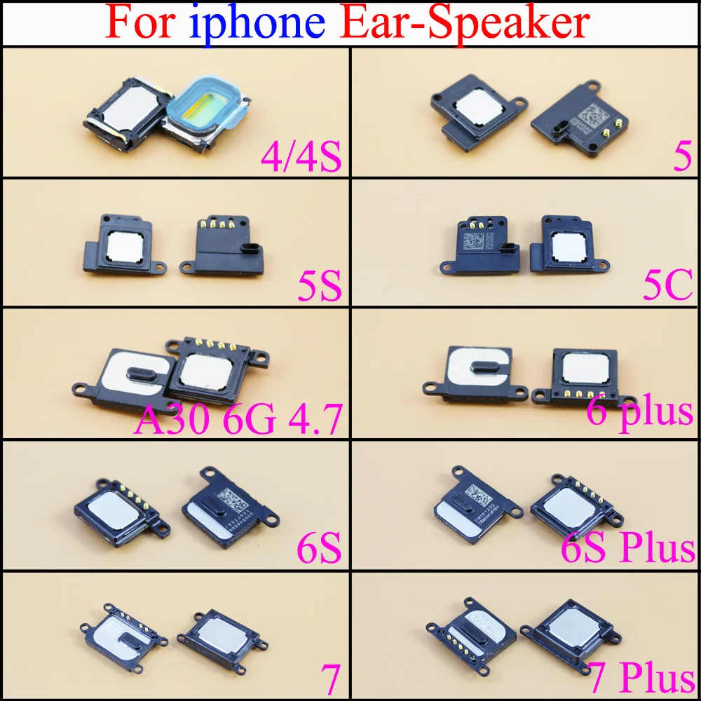 

YuXi Earpiece Speaker for iPhone 4 4s 5 5s 5c 6G 6S 6S Plus 7PLUS Ear Speaker Earpiece Ear-Speaker cell phone parts replacement