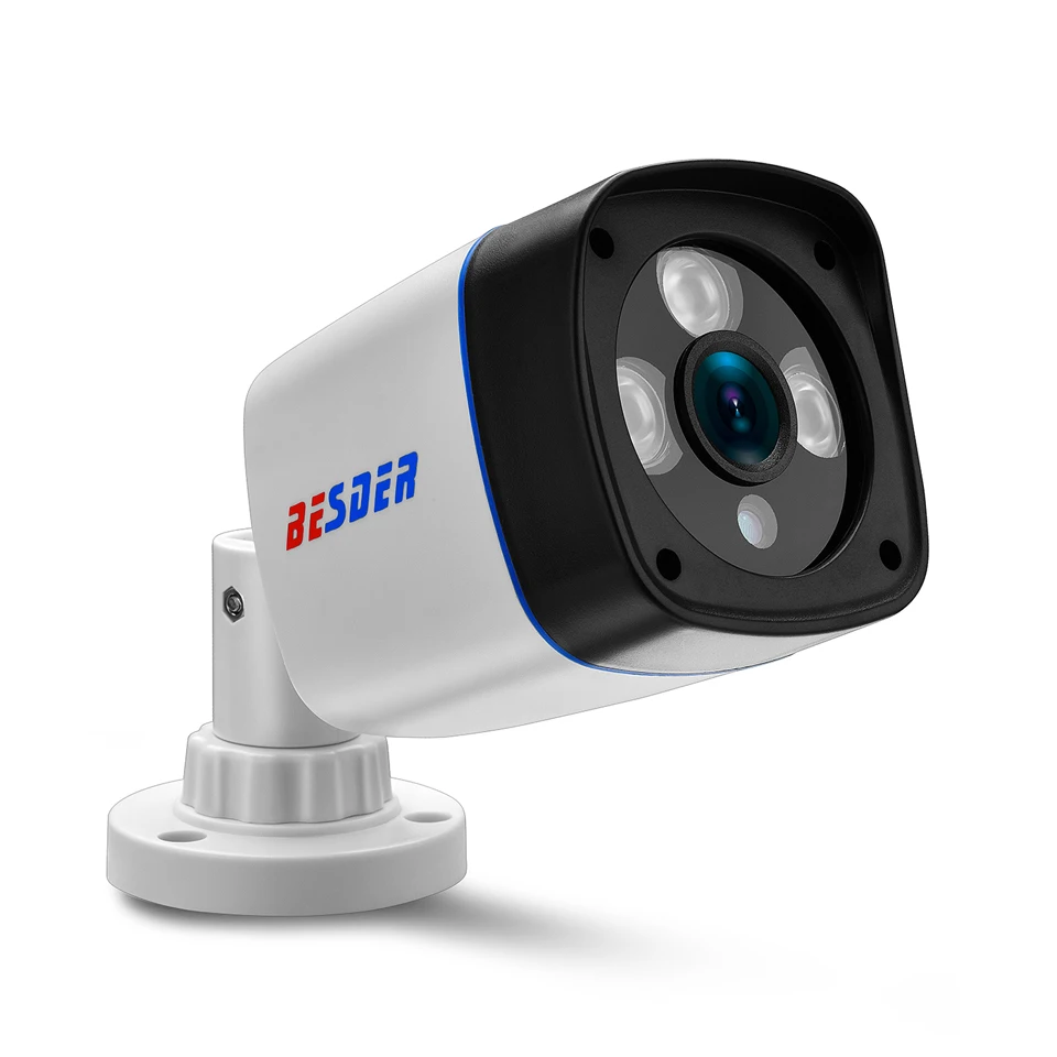 Besder H.264 Full HD 1080 P IP Камера 2.0mp hi3516c Массив LED 1920*1080 ONVIF P2P видеонаблюдения Ночное