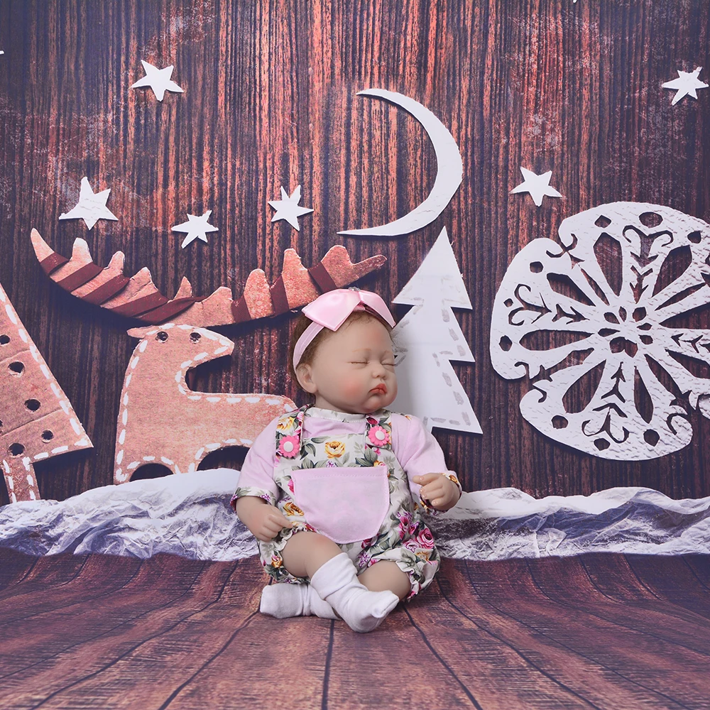 Реалистичная игрушка 17 дюймов Reborn Baby Doll 43 см мягкие силиконовые куклы bebe Hug Girf Menina