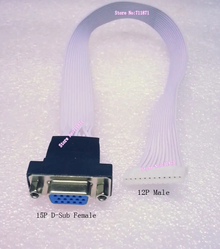 Кабель от 30 см до 15pin D Sub светодиодный ЖК монитор ТВ VGA sub 12P мужской 15P женский VGA|tv