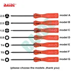 Красный 360 отвертка Tri Wing 2,5 Y 2,0 Phillips PH00 1,2 Pentalobe P5 Star Torx T4 T5 T6 Triwing Y отвертка ключ 1000 шт.лот